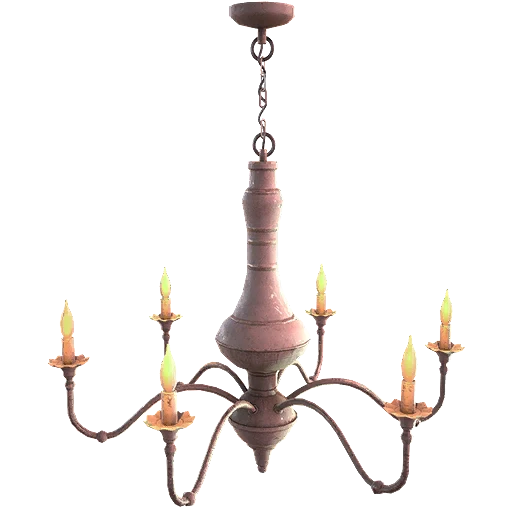 Изысканная серебряная люстра
