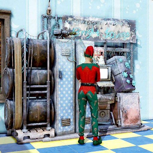 Зимний торговый автомат - скриншот 1