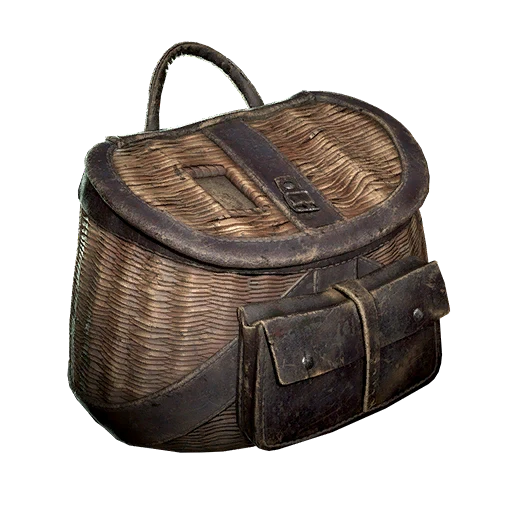 Поношенная сумка для снастей