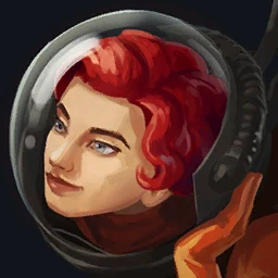 Значок "Гиневра в космосе"