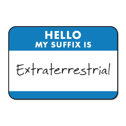 Суффикс титула игрока "Инопланетянин"