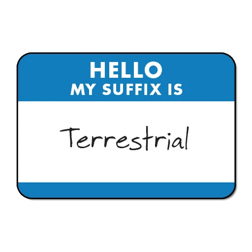 Суффикс титула игрока "Землянин"