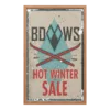 Плакат "Зимняя распродажа в BDWS" в рамке