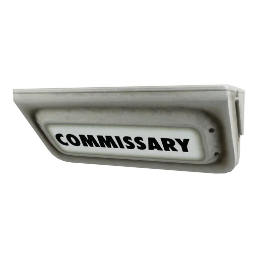 Illuminated Sign - Commissary